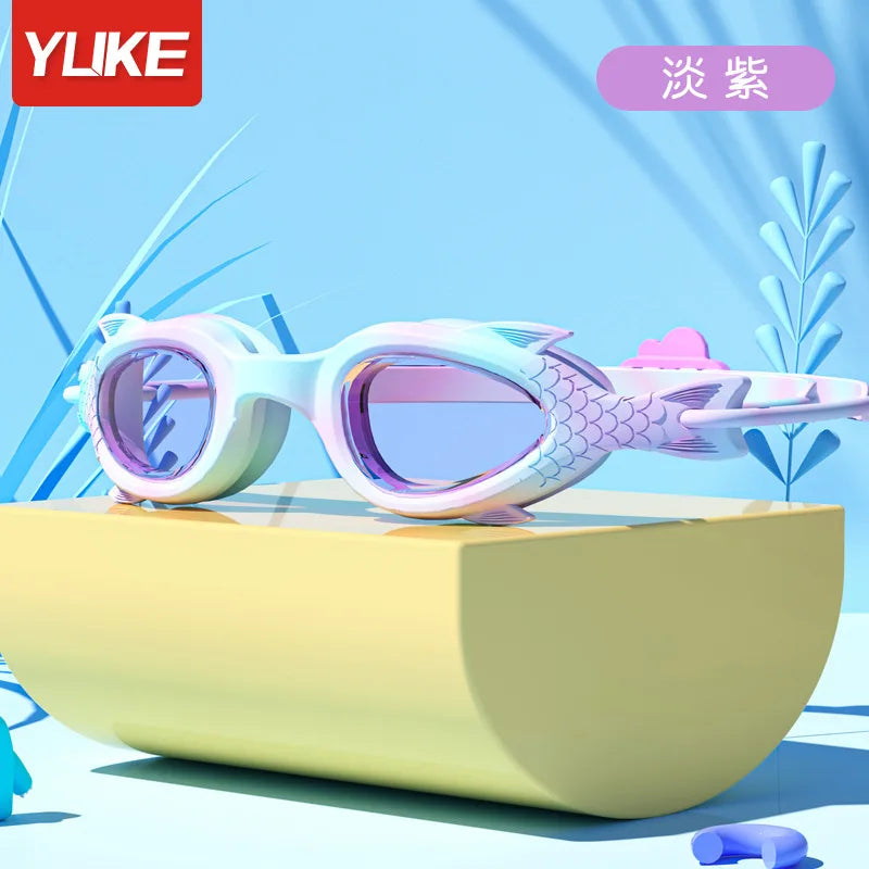 Swimming Goggles Waterproof Anti Fog High-definition Small Frame Goggles Professional Training Kid's swimming Goggles Equipment