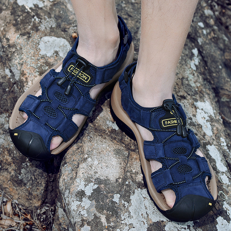 Men's Leather Roman Sandals