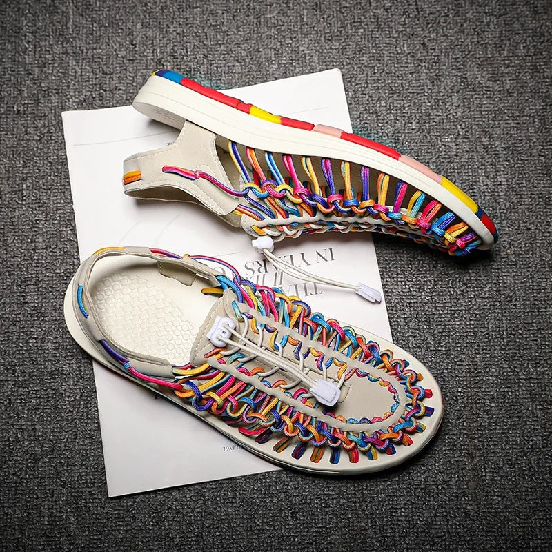 Unisex Cross-Strap Beach Sandals