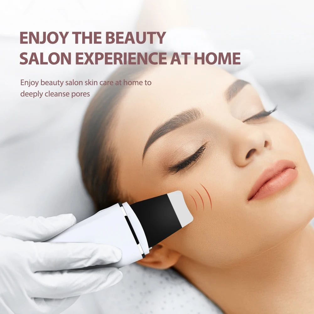 4-in-1 Facial Skin Scrubber & EMS Microcurrent Face Massager