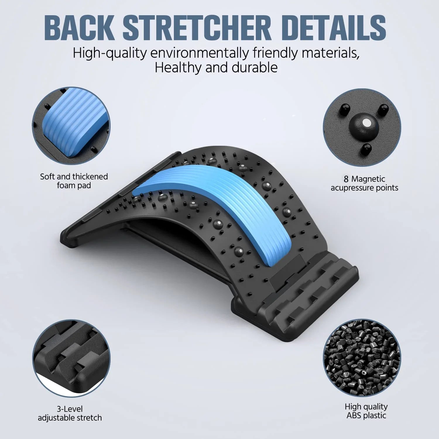 Professional Waist & Back Massage Mat | Muscle Relaxation & Pain Relief Tool