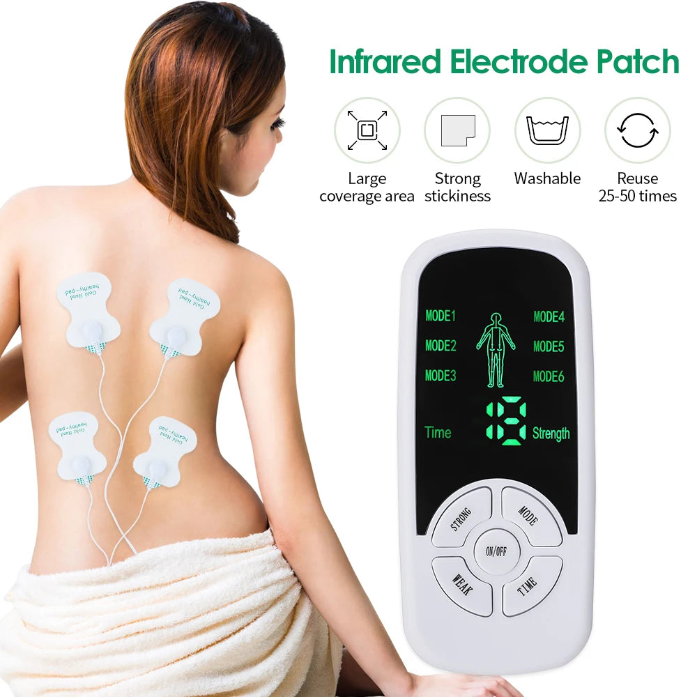 EMS Pulse Muscle Stimulator | TENS Therapy for Neck, Back & Body Pain Relief