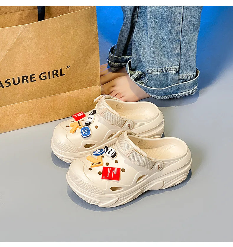 Women's Summer Platform Slide Slippers
