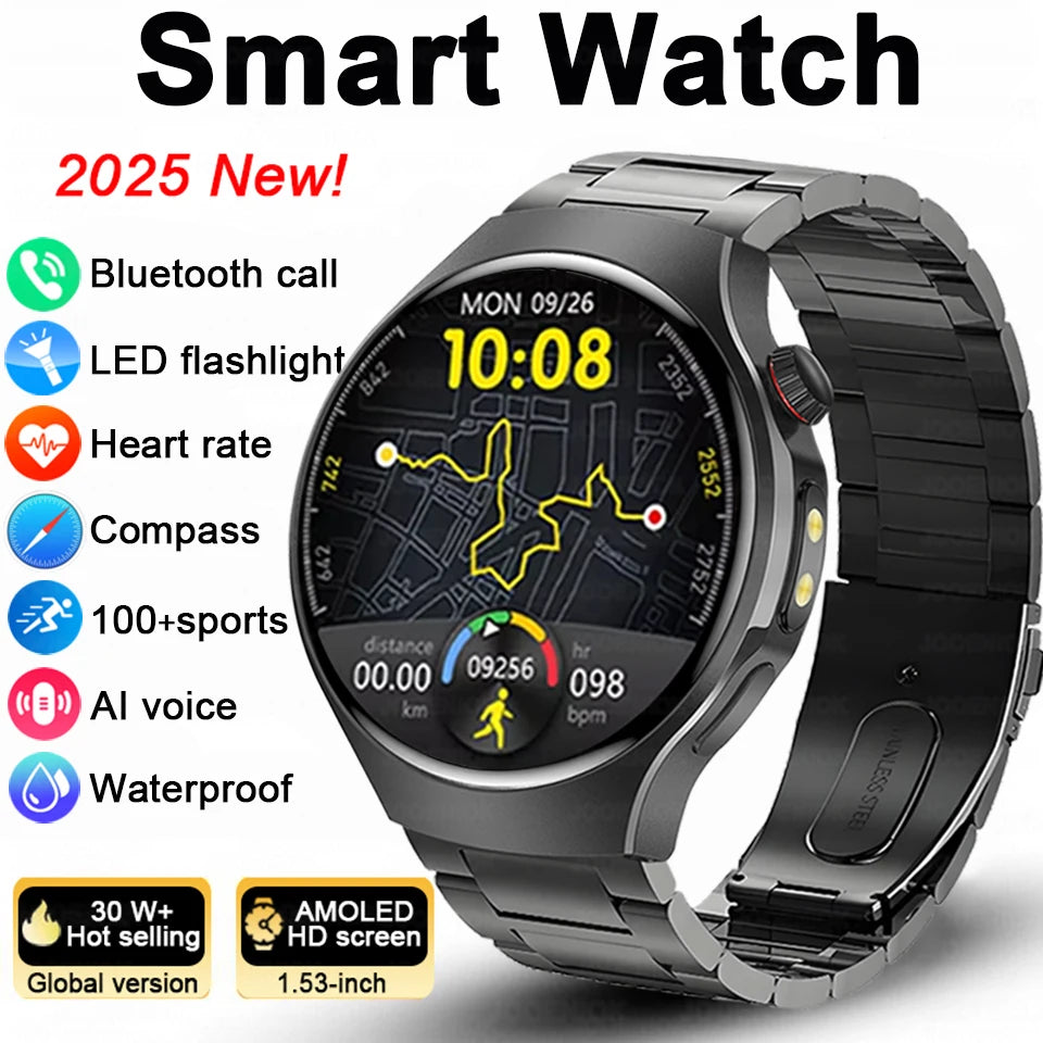 ChiBear Smartwatch - Bluetooth Calling, IP68, Heart Rate, 150+ Sports Modes