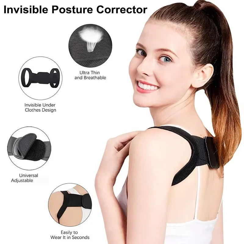 Adjustable Posture Corrector – Back & Shoulder Support Brace