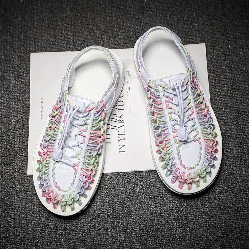 Unisex Cross-Strap Beach Sandals