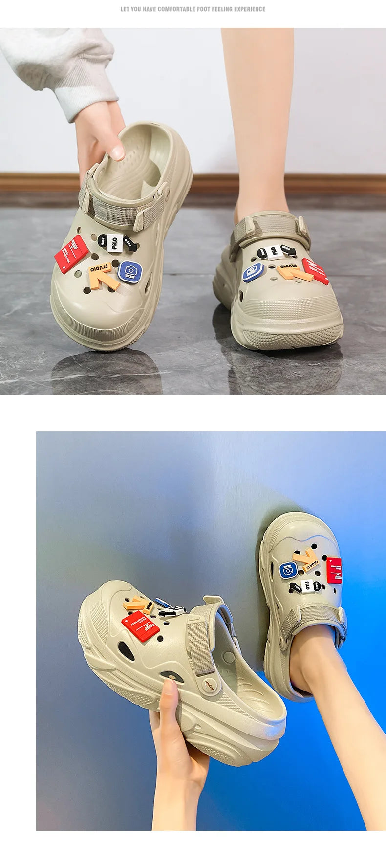 Women's Summer Platform Slide Slippers