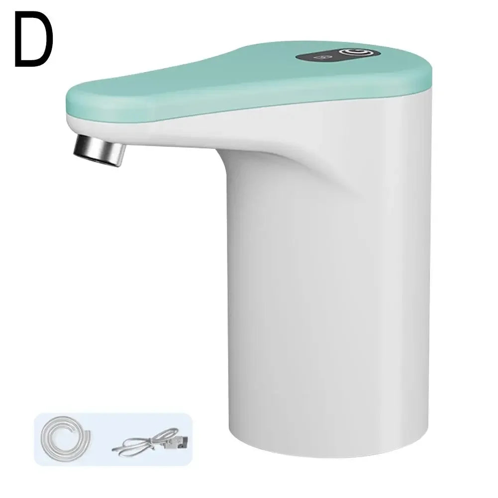 Electric Water Bottle Pump | USB Rechargeable, Ultra-Silent Dispenser for Kitchen, Office & Home