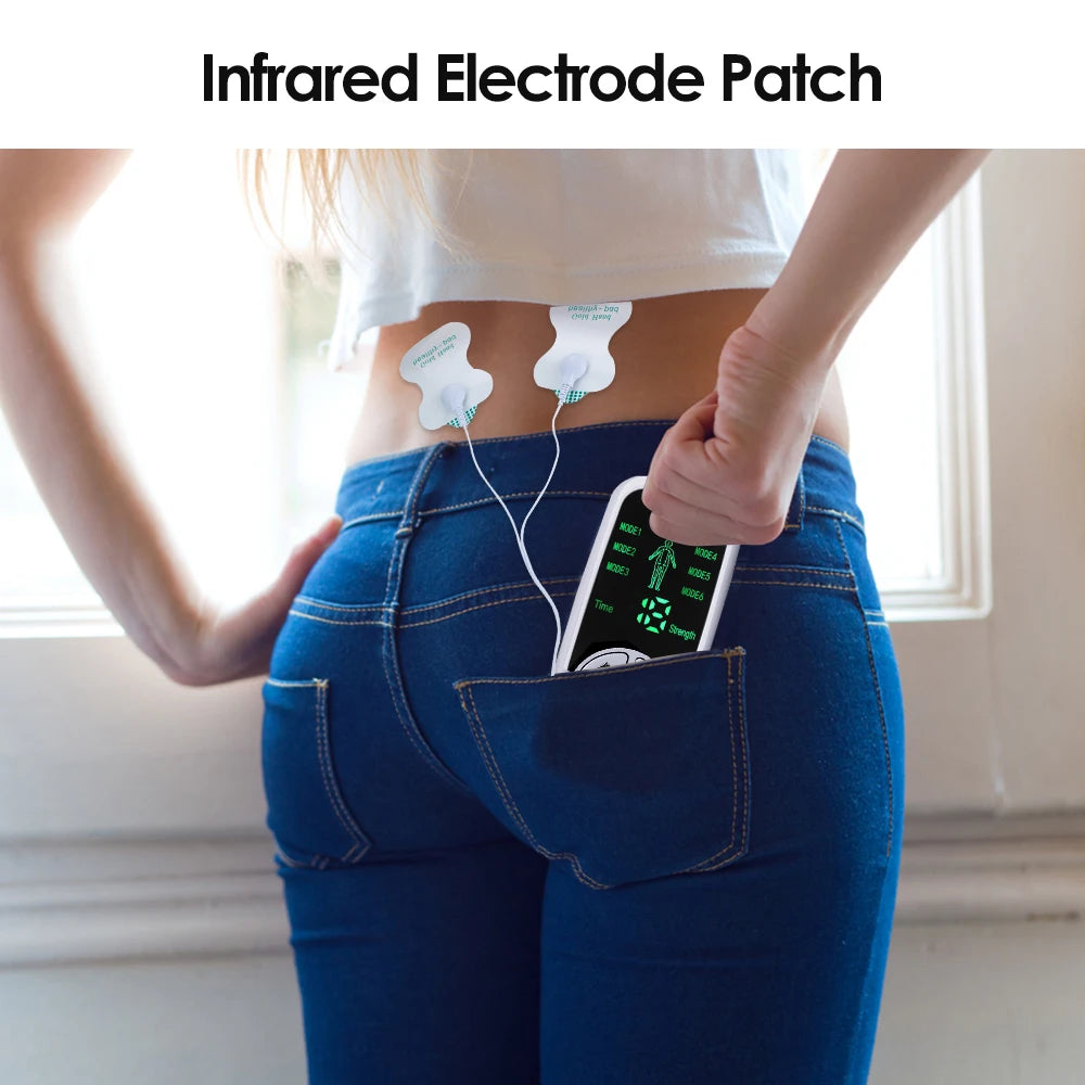 EMS Pulse Muscle Stimulator | TENS Therapy for Neck, Back & Body Pain Relief