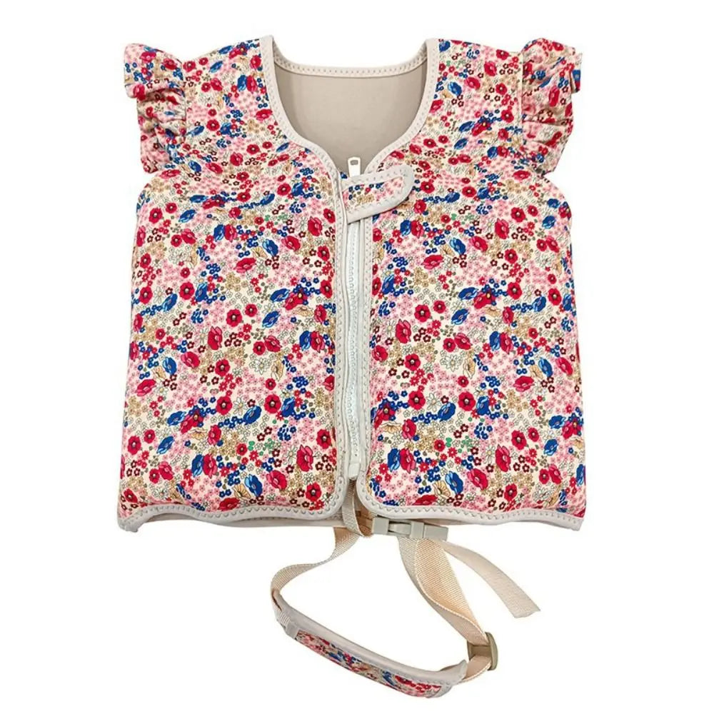 Not Falling Off Child Buoyancy Vest Anti Rollover Adjustable Baby Swimming Jackets Cartoon Stable Inflation-Free Swimming Vest