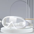 Big Frame Swimming Goggles Adults with Earplugs Swim Glasses Professional HD Anti-fog Goggles Silicone Eyewear Men Women