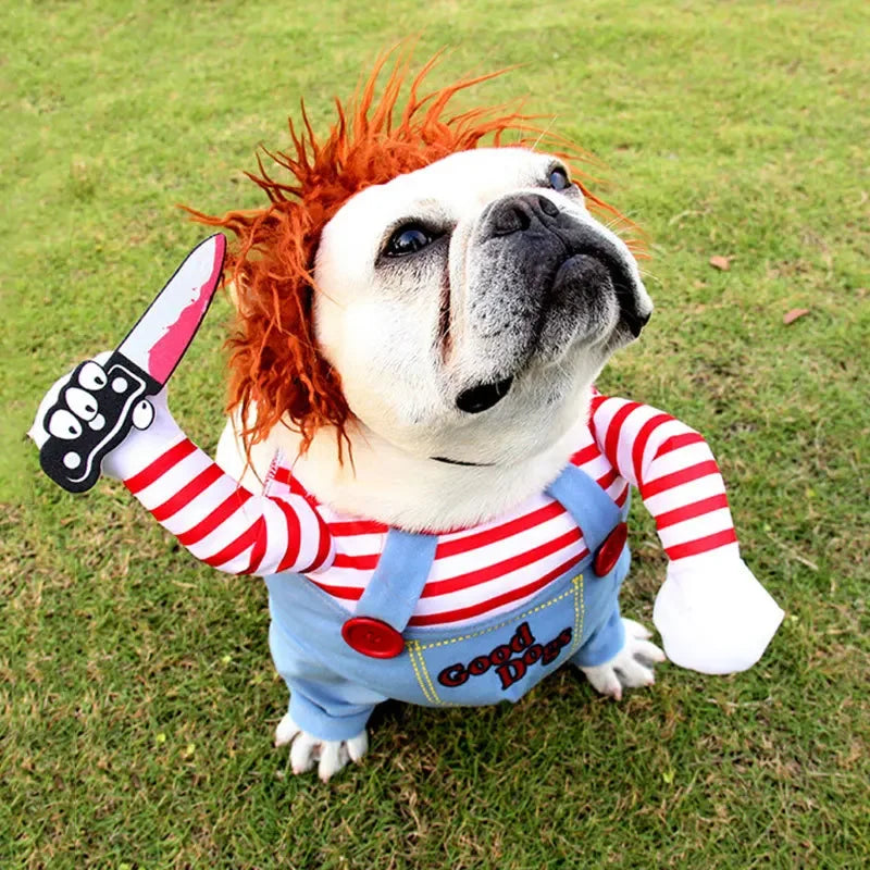 Funny Pet Dog Cosplay Dress - Halloween & Christmas Costume
