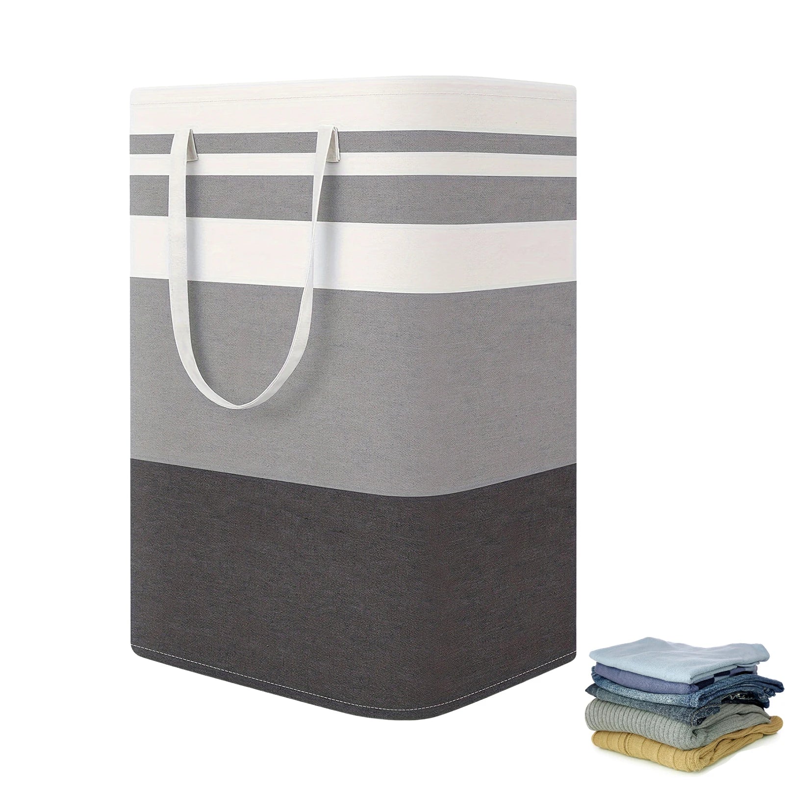 75L Collapsible Laundry Hamper with Handles