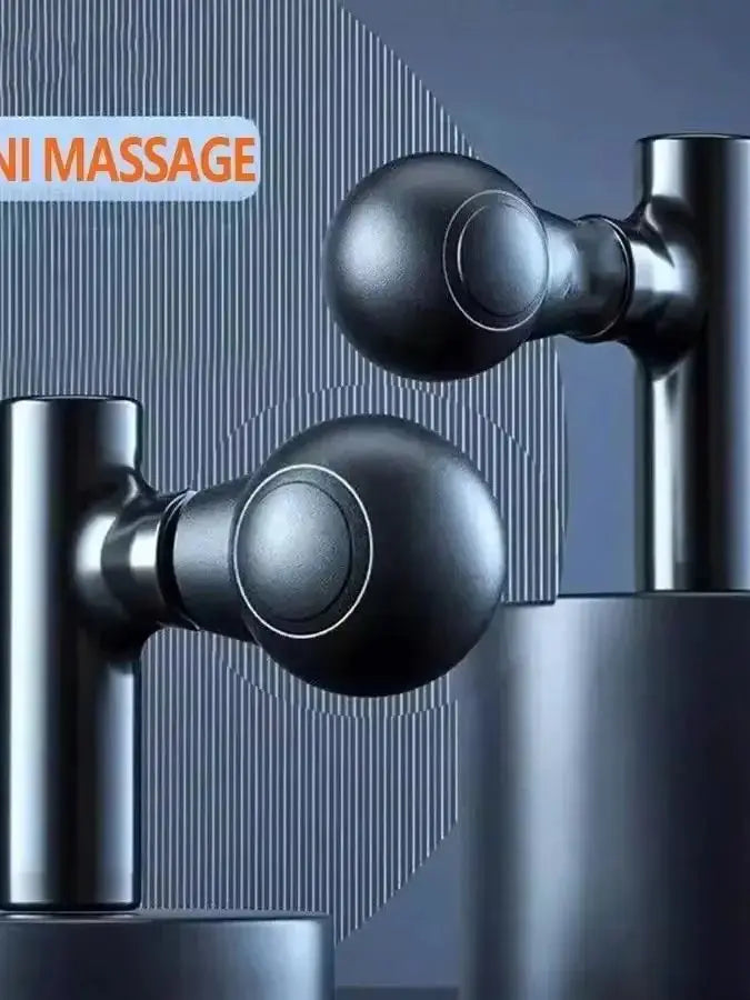 Compact Percussion Massage Gun — Deep Tissue Relief for Body, Back & Neck
