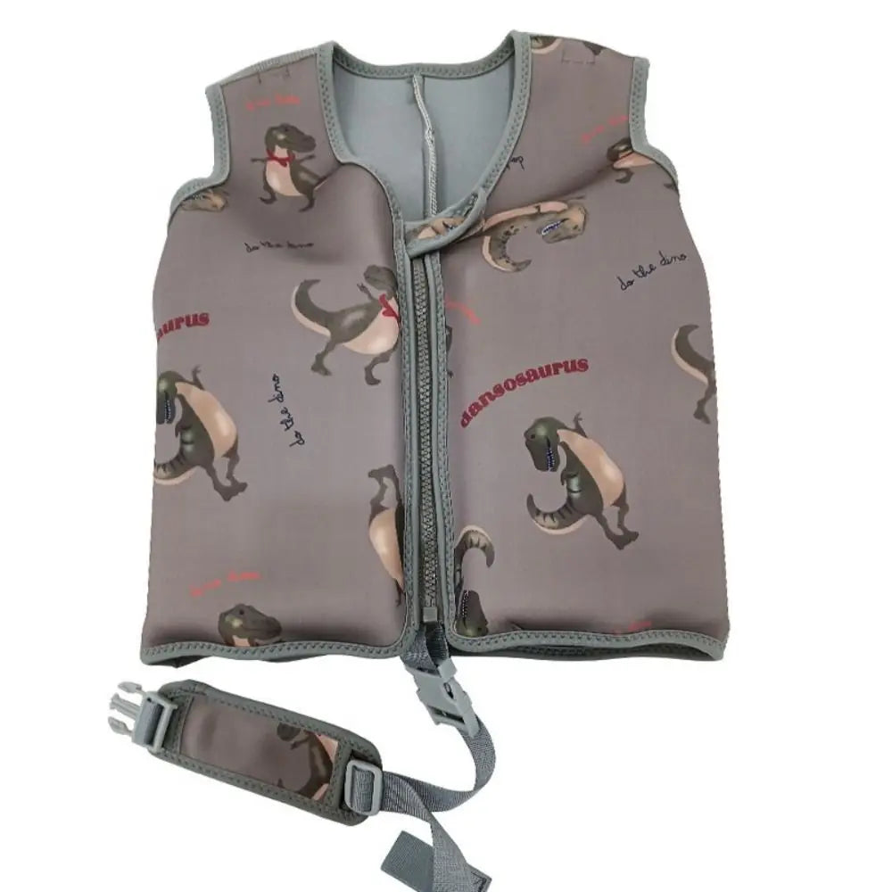 Not Falling Off Child Buoyancy Vest Anti Rollover Adjustable Baby Swimming Jackets Cartoon Stable Inflation-Free Swimming Vest