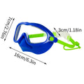 Goggles With Nose Cover Diving Glasses Anti-Fog No-Leak Clear Waterproof Snorkeling Goggles Gear For Children Kids Aged 4-15