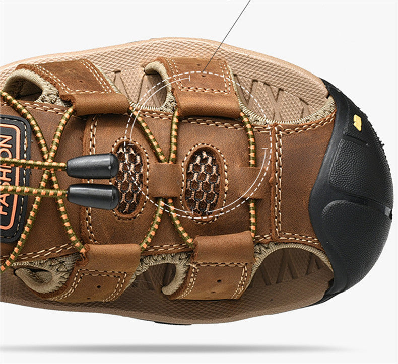 Men's Leather Roman Sandals