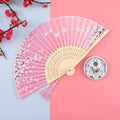 Chinese Style Silk Folding Fan - Hanfu & Cheongsam