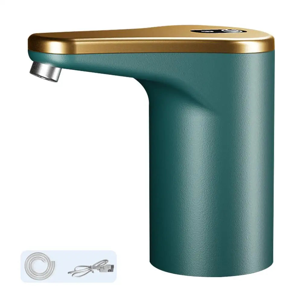 Electric Water Bottle Pump | USB Rechargeable, Ultra-Silent Dispenser for Kitchen, Office & Home