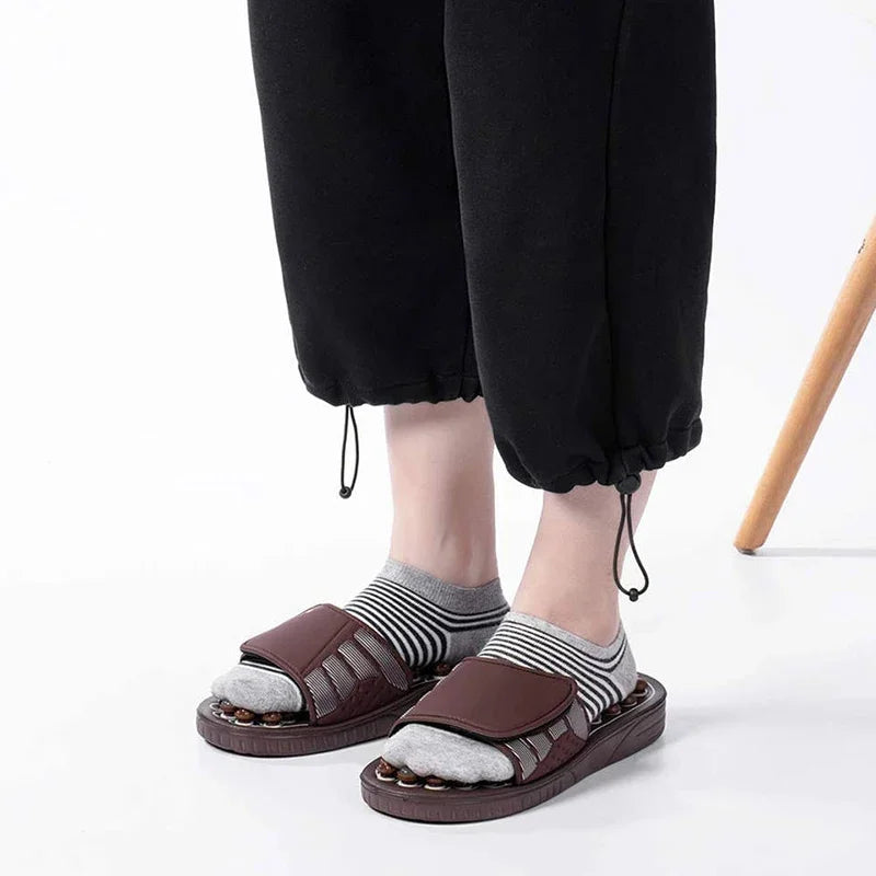 Acupuncture Reflexology Massage Slippers | Foot Pain & Arthritis Relief | S–XL