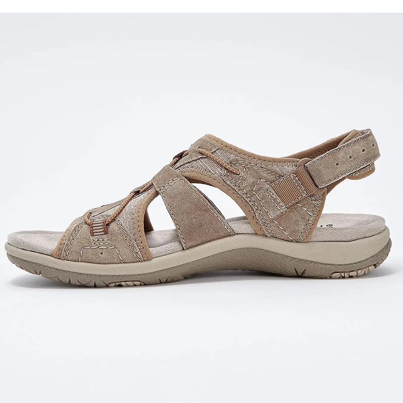 Women's Hollow-Out Drawstring Beach Sandals
