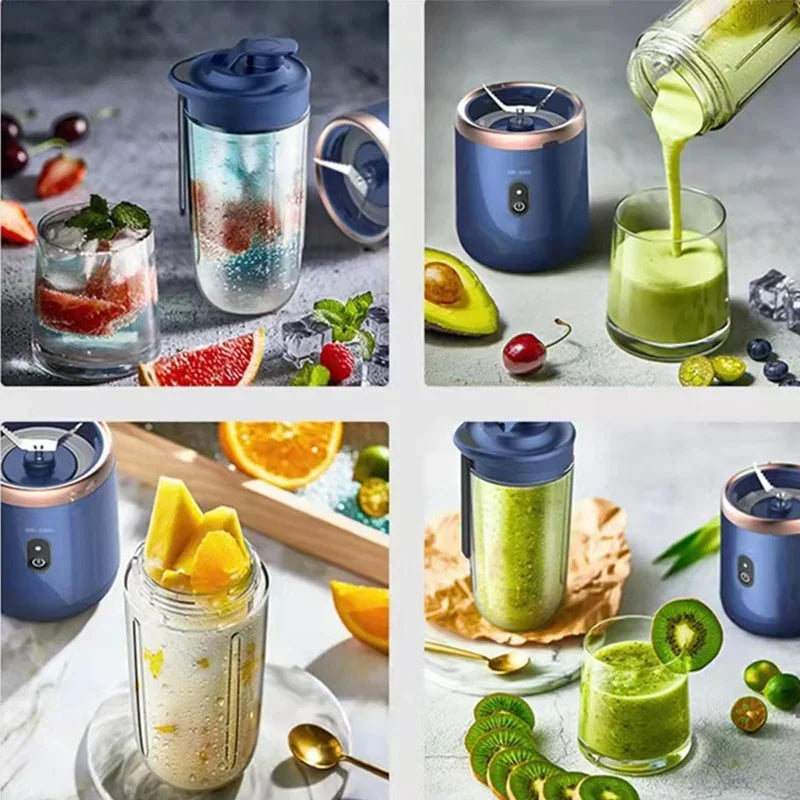 Portable USB Electric Juicer Blender | Fresh Juice Anywhere | Fruit, Milkshake & Smoothie Maker
