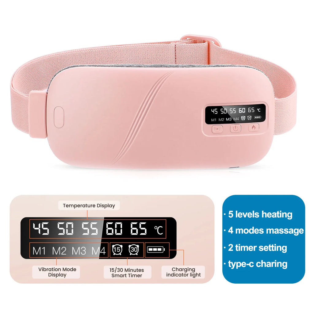 Ms.Dear Menstrual Heating Massage Belt — Heat & Vibration Period Relief