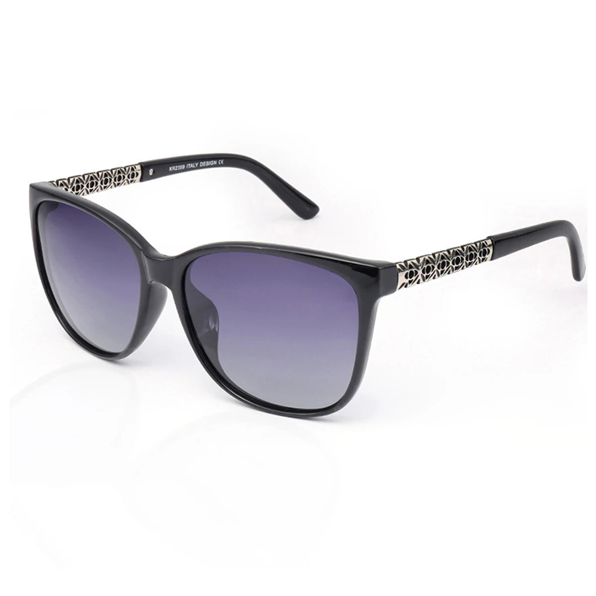 Polarized UV400 Oval Sunglasses for Women - Alloy Frame, Gradient Lenses