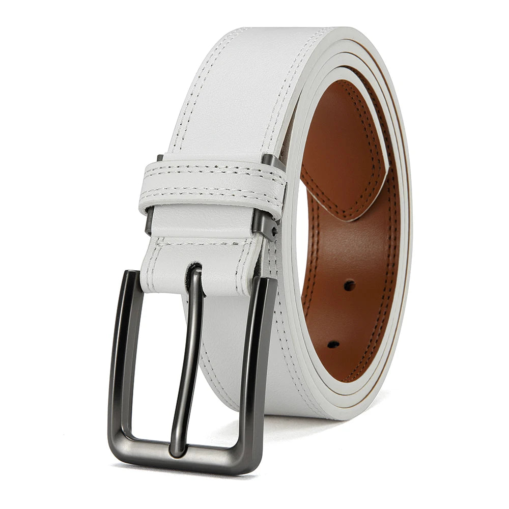 Men's Ratchet Automatic Buckle Leather Belt