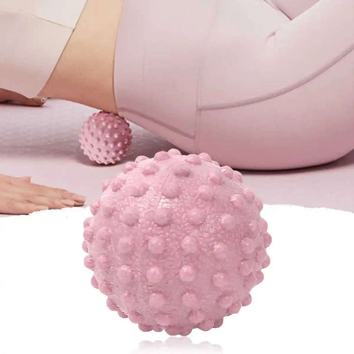 TPE Fascia Massage Ball — Handheld Roller for Leg, Foot & Muscle Relief