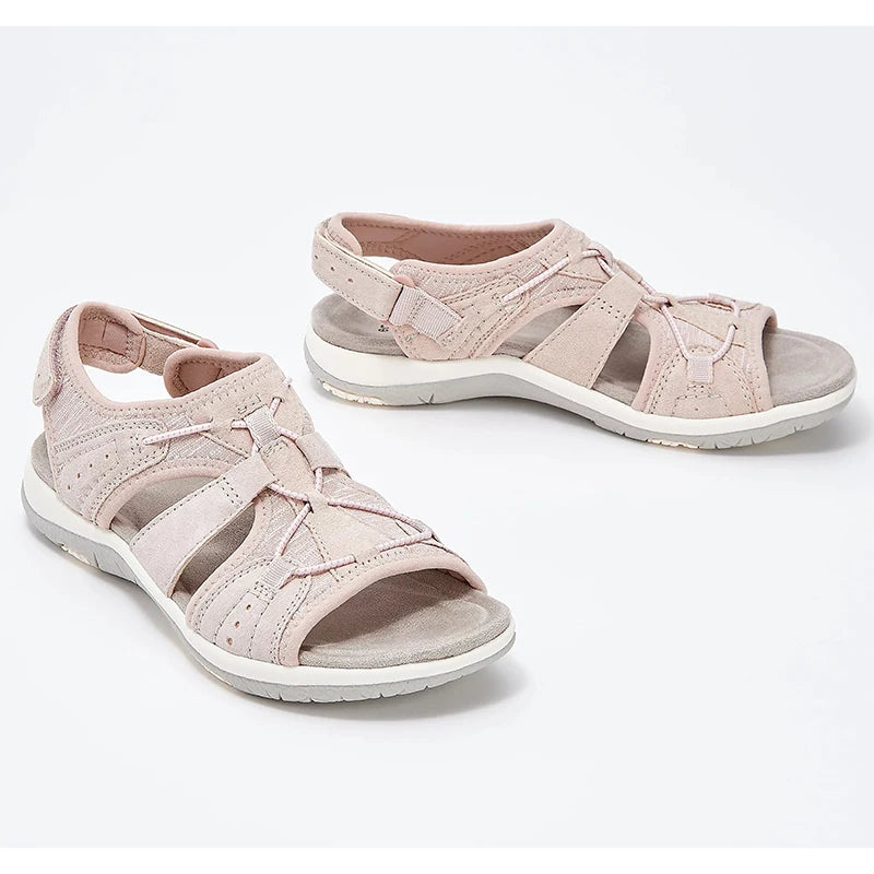 Women's Hollow-Out Drawstring Beach Sandals
