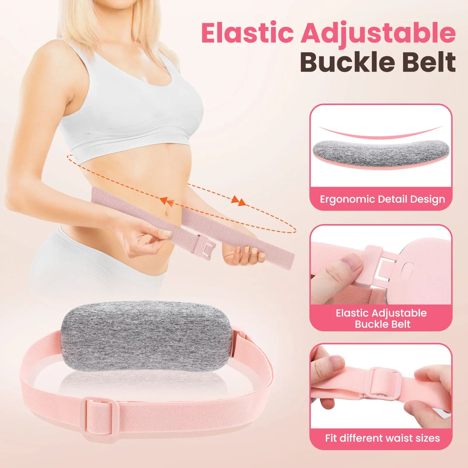 Ms.Dear Menstrual Heating Massage Belt — Heat & Vibration Period Relief