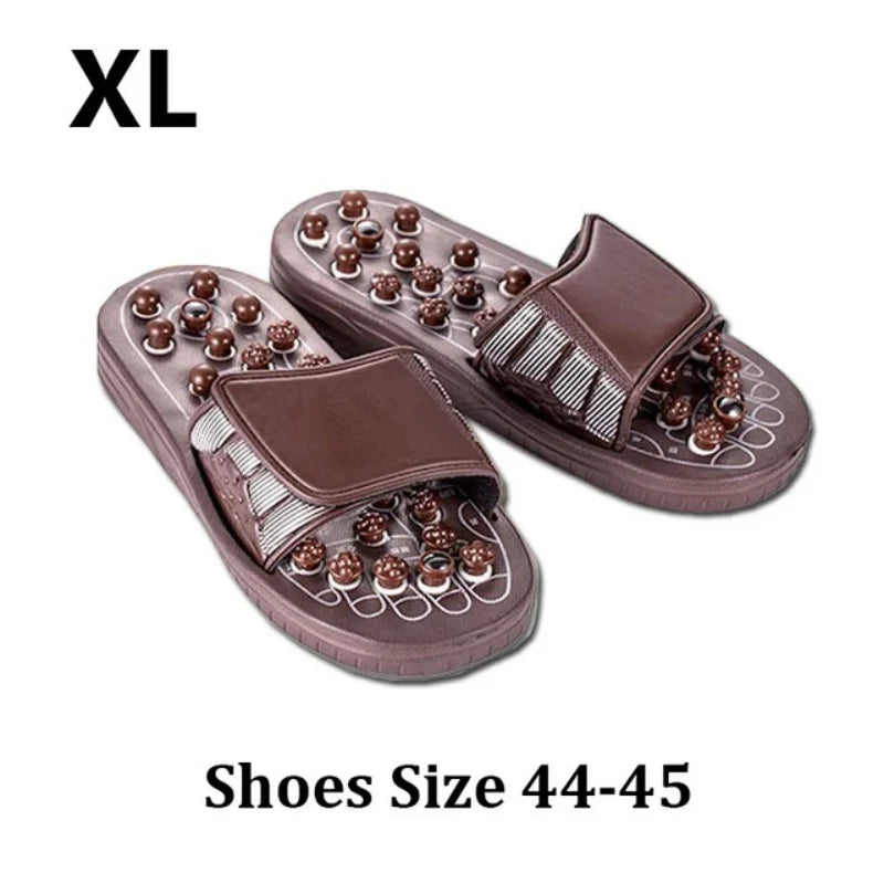 Acupuncture Reflexology Massage Slippers | Foot Pain & Arthritis Relief | S–XL
