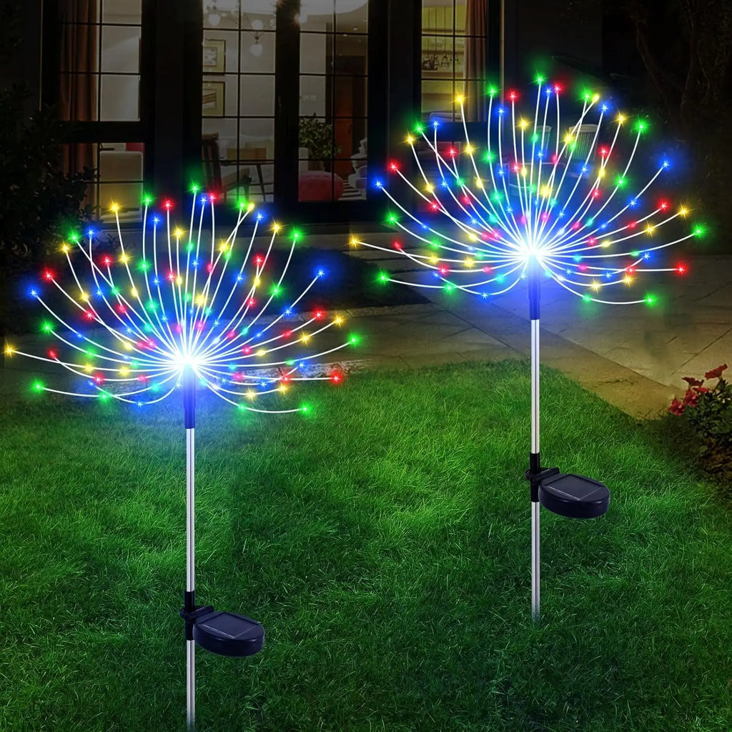 Solar Powered Outdoor String Lights - 150 LED, 8 Modes, Waterproof