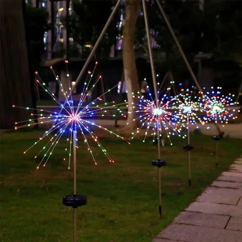 Solar Powered Outdoor String Lights - 150 LED, 8 Modes, Waterproof