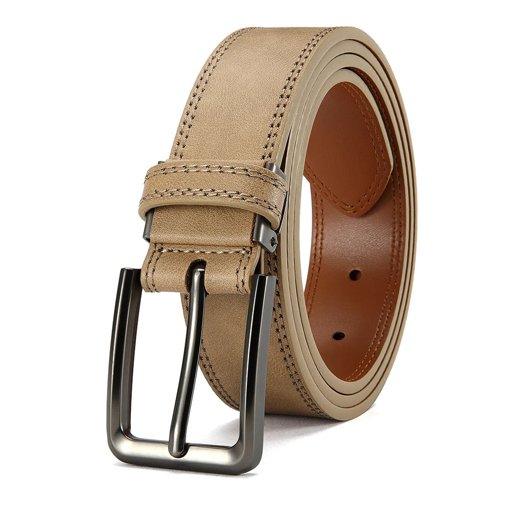 Men's Ratchet Automatic Buckle Leather Belt