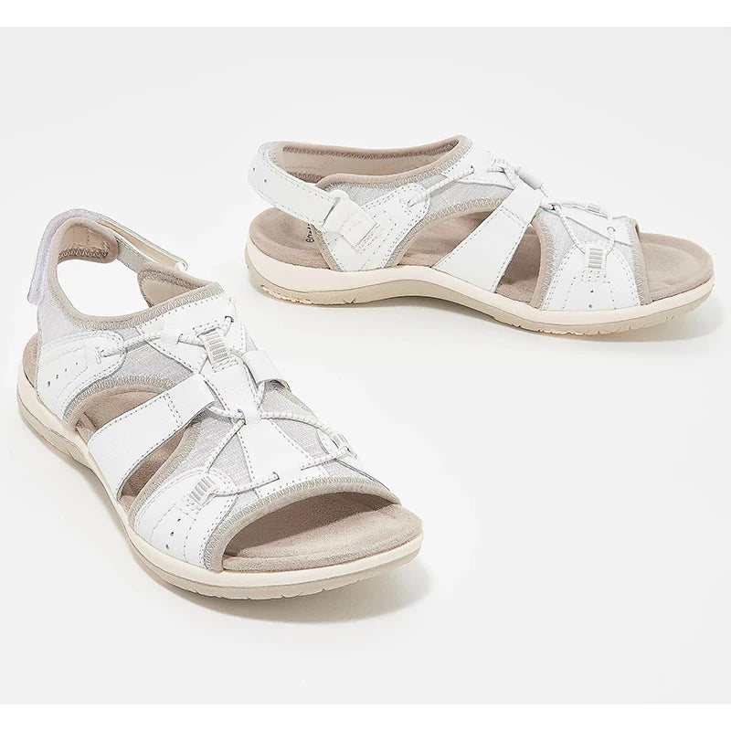 Women's Hollow-Out Drawstring Beach Sandals