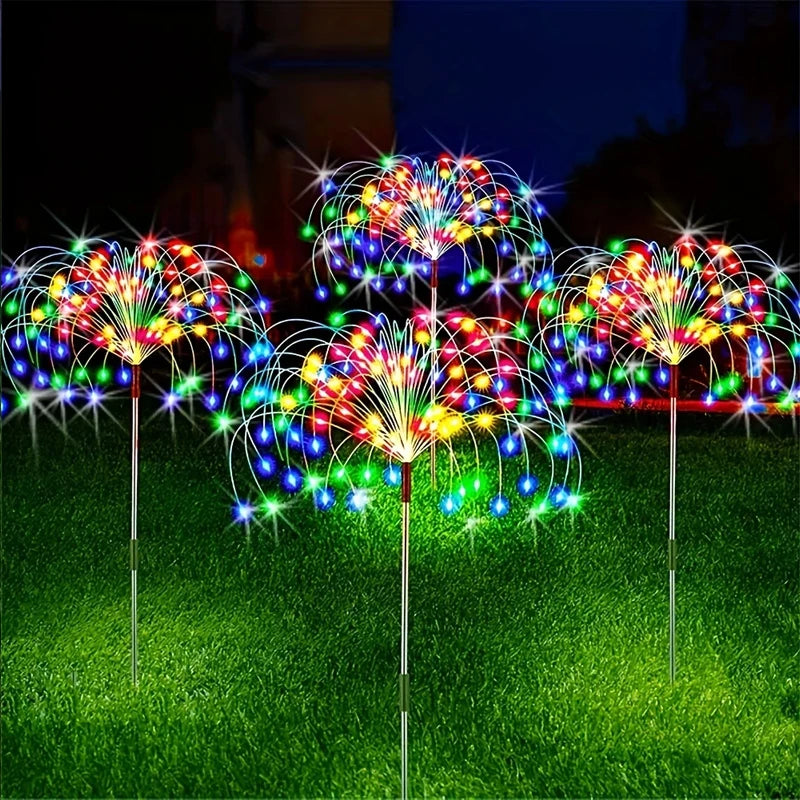 Solar Powered Outdoor String Lights - 150 LED, 8 Modes, Waterproof