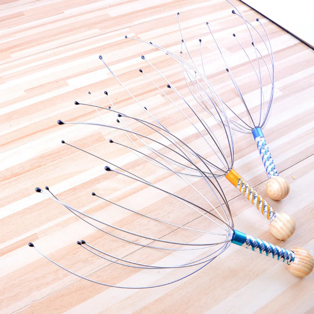 Octopus Scalp Head Massager — Stress Relief & Tension Release