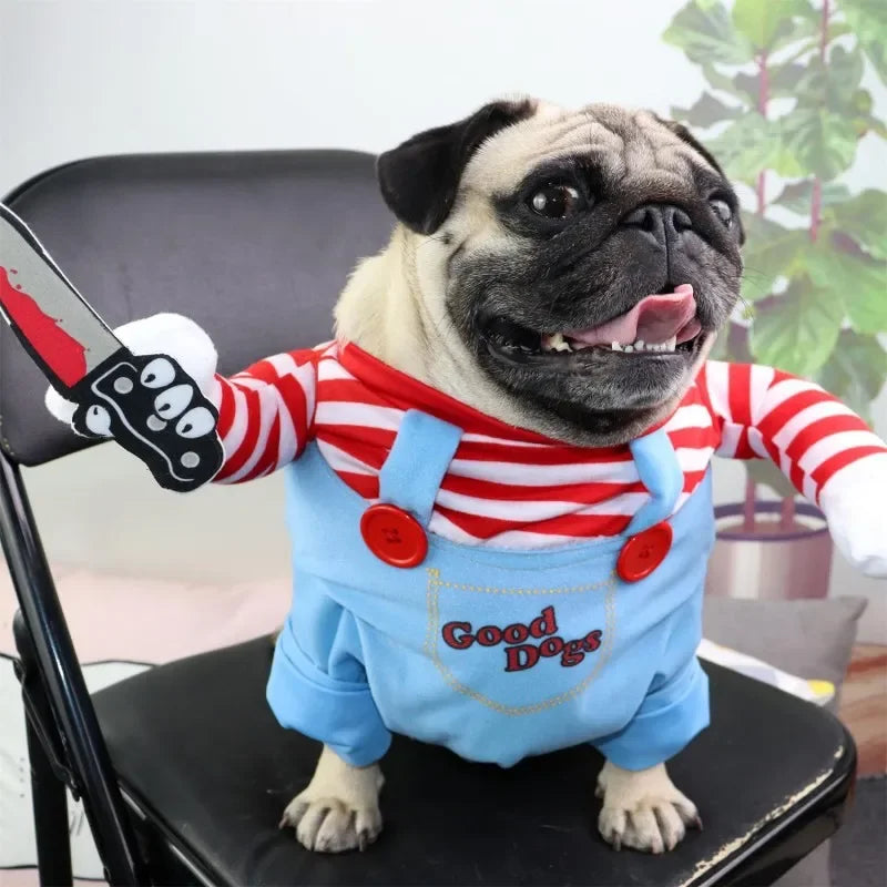 Funny Pet Dog Cosplay Dress - Halloween & Christmas Costume