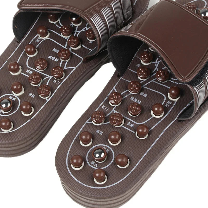 Acupuncture Reflexology Massage Slippers | Foot Pain & Arthritis Relief | S–XL