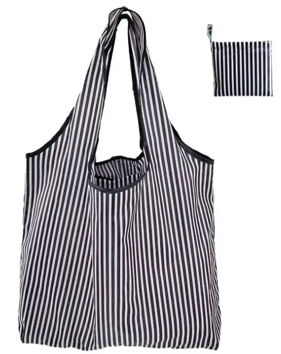 Foldable Large Shopping Storage Bags for Groceries Recyclable Grocery Tote Pouch Eco-Friendly Heavy Duty Washable Shopper Bag