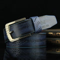 Men's Classic PU Leather Belt with Alloy Buckle