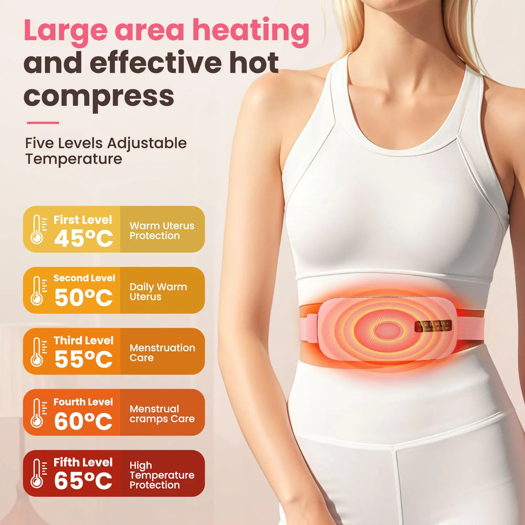 Ms.Dear Menstrual Heating Massage Belt — Heat & Vibration Period Relief