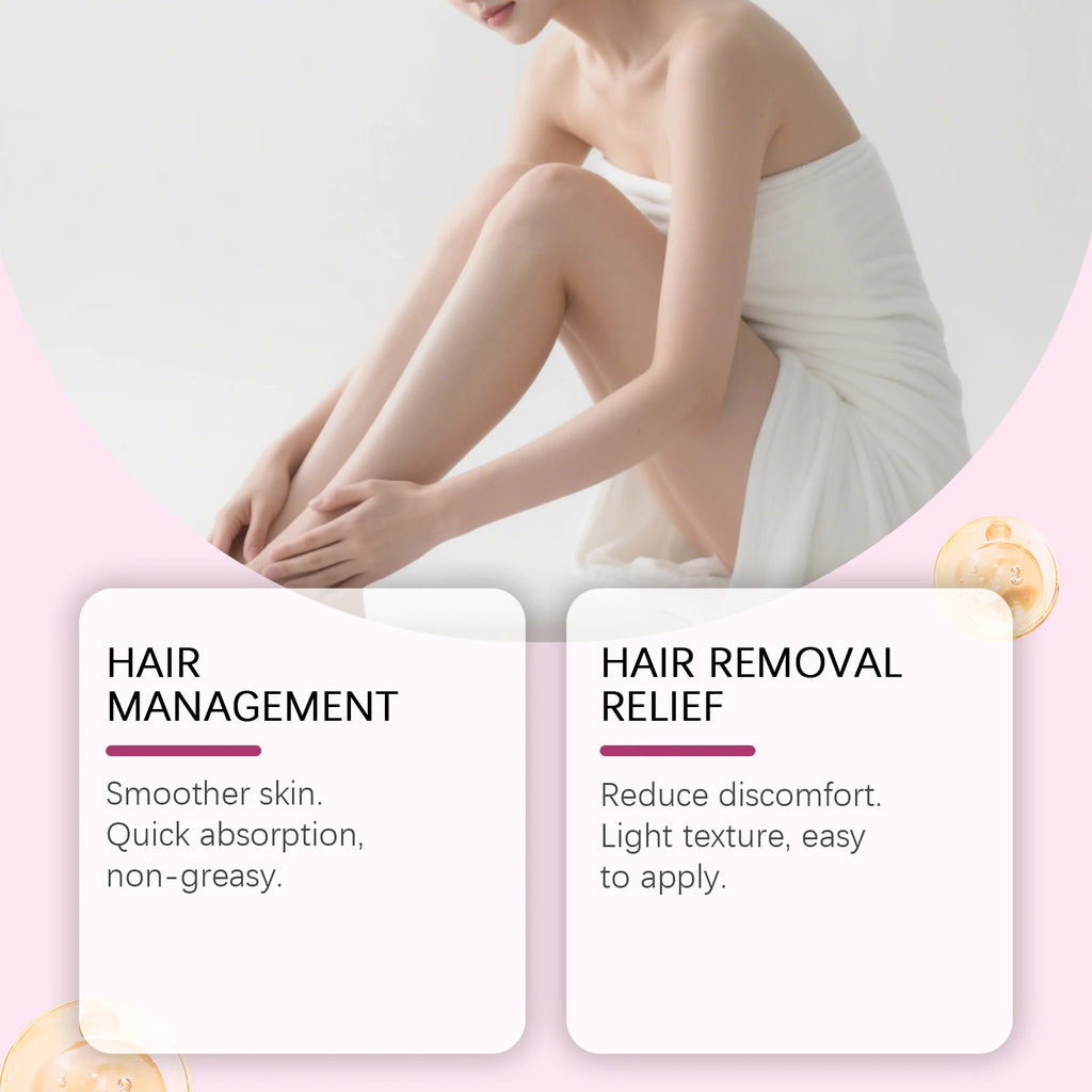 Oceaura Hair Removal Care Oil | Jojoba & Aloe | Soothing, Moisturizing & Pore-Minimizing | 60ml