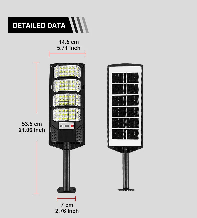 100000LM 4000W/2000W/500W Powerful Solar Led Light Outdoor Powerful Outdoor Motion Sensor Solar Lamp Garden Street Wall Lamp
