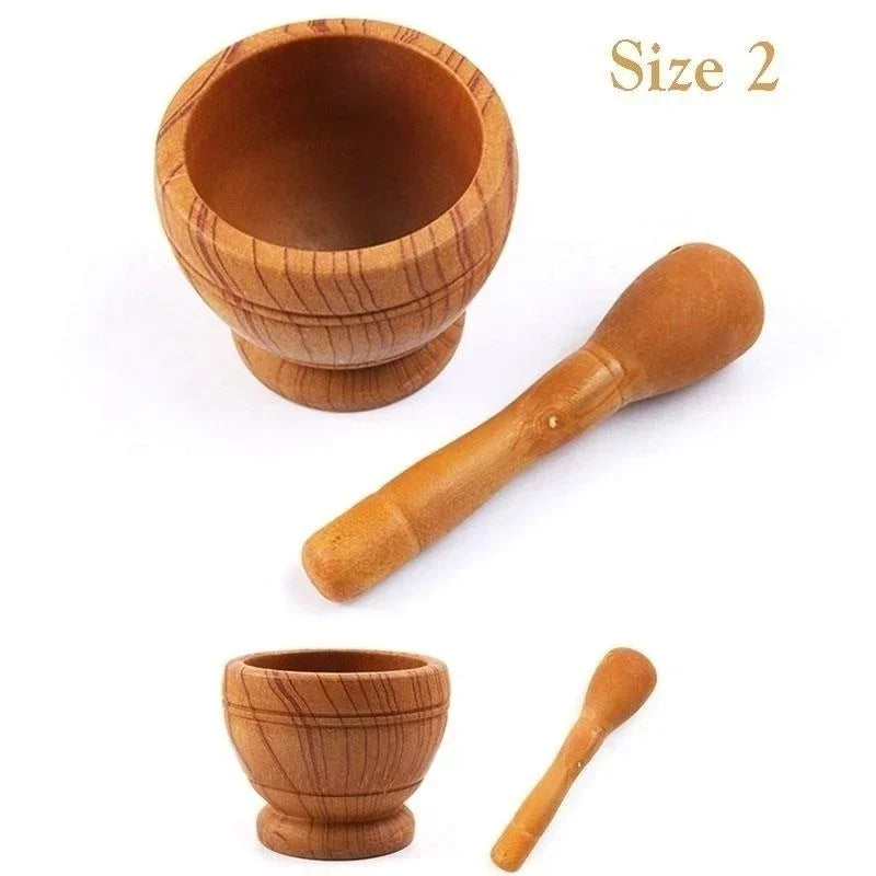 Resin Mortar & Pestle Set – Herb, Spice & Garlic Grinder for Home & Restaurant Kitchens