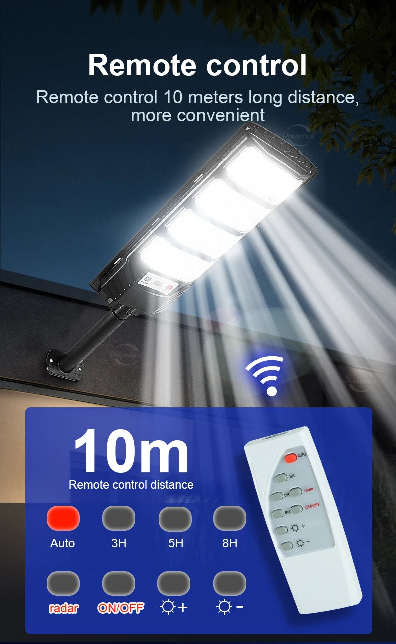 100000LM 4000W/2000W/500W Powerful Solar Led Light Outdoor Powerful Outdoor Motion Sensor Solar Lamp Garden Street Wall Lamp