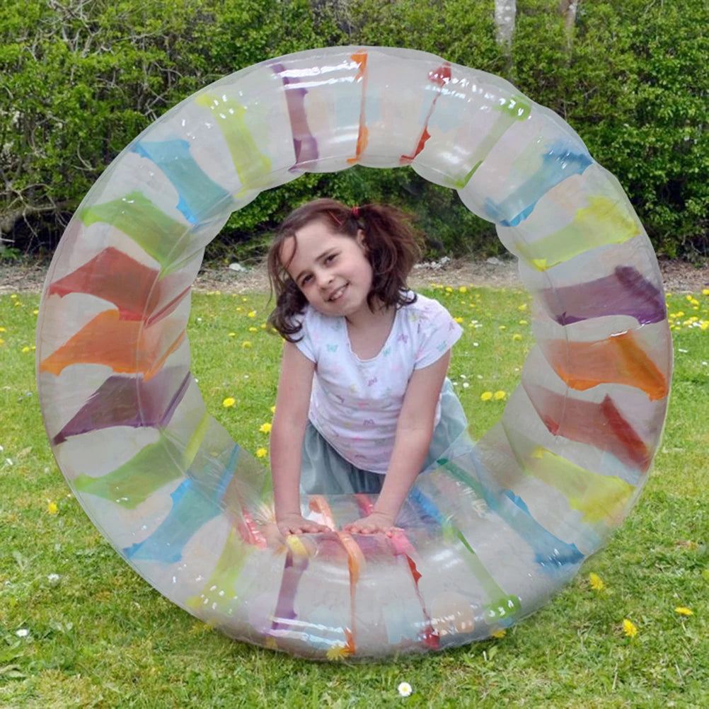 Inflatable Water Wheel  Inflatable Water Wheel Simming Pool Water Wheel Hamster Wheel Water Roller