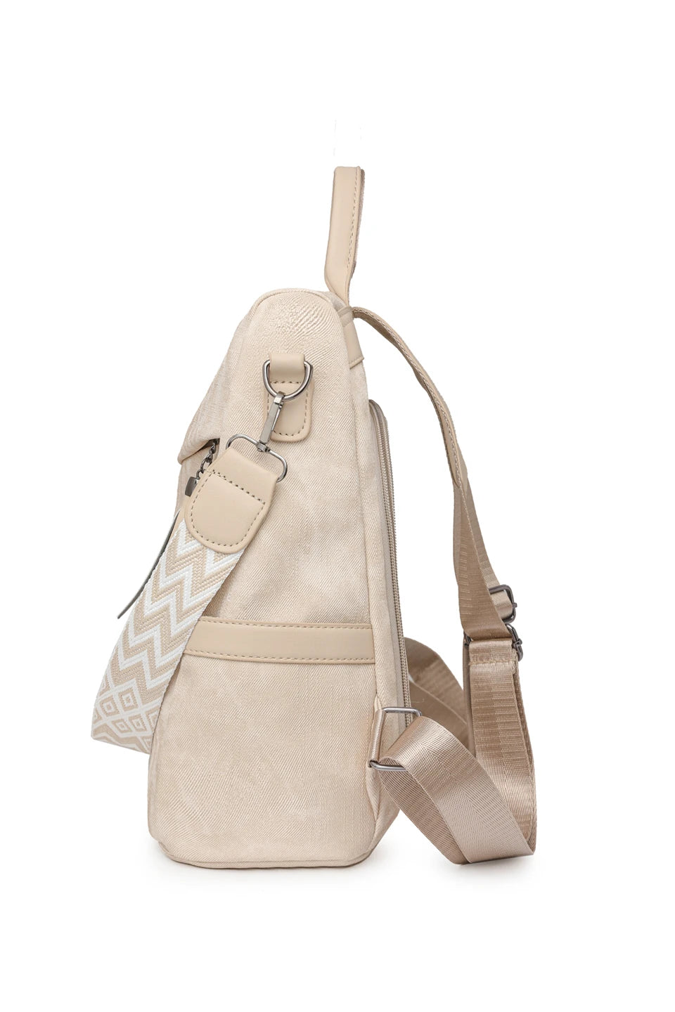Women's PU Leather Backpack - Large Capacity Fashion Daypack with Tassel